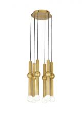 Visual Comfort & Co. Modern Collection 700TRSPGYD6RNB-LED930 - Guyed 6 Light Chandelier