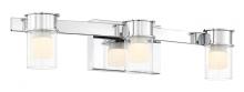 Minka George Kovacs P5413-077-L - Herald Square - 3 Light LED Bath Chrome