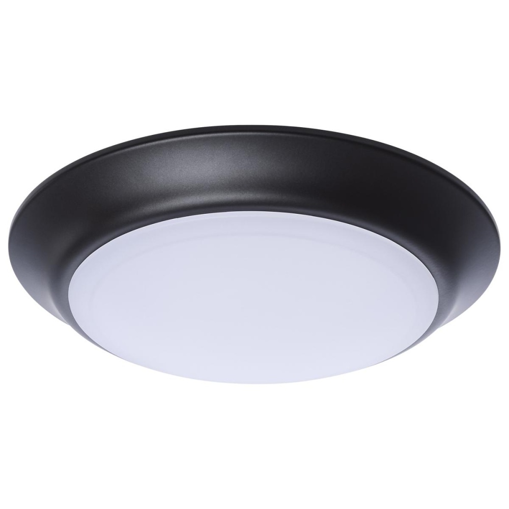 7 Inch LED Disk Light; 27K/3K/35K/4K/5K CCT Selectable; Bronze Finish
