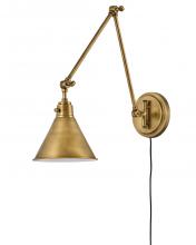 Hinkley 3692HB - Medium Swing Arm Single Light Sconce